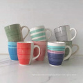 Wholesale New Design Hand Painted Colorful Ceramic Mugs